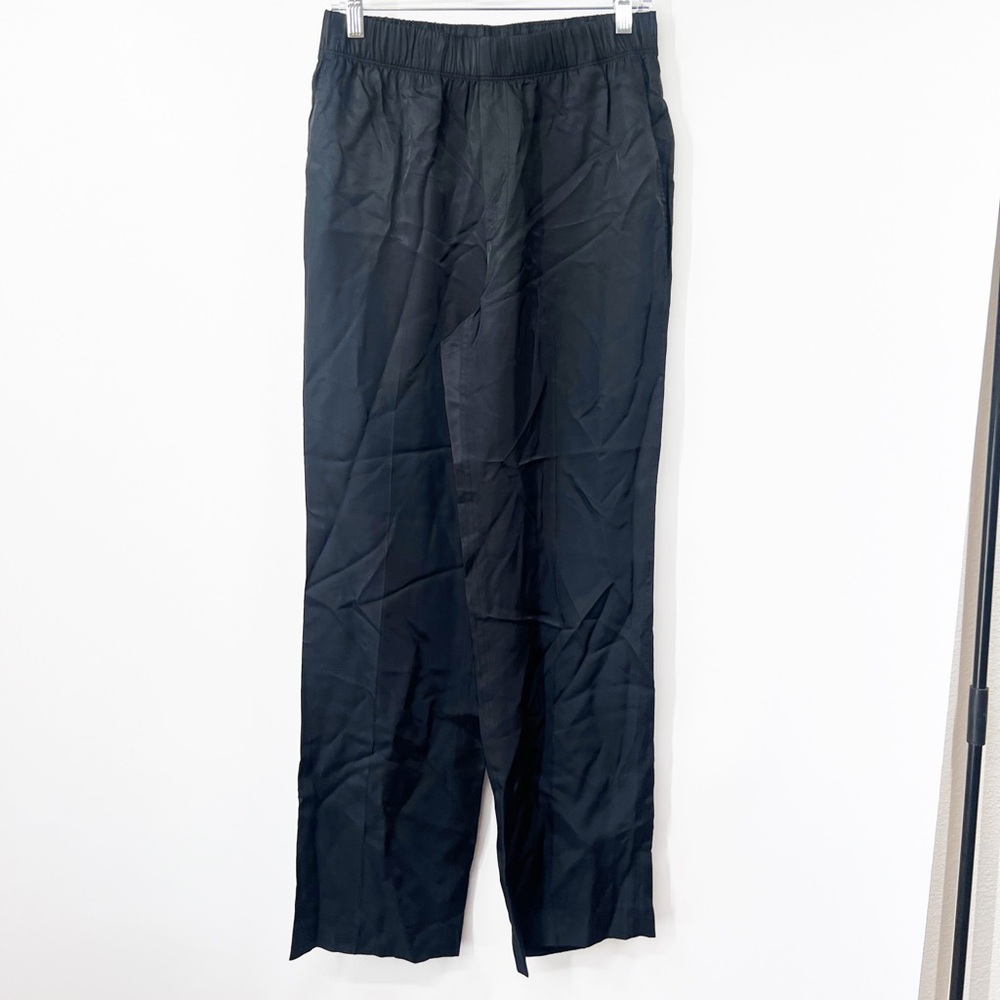 Helmut Lang High Rise Black Pull-On Trouser Pants